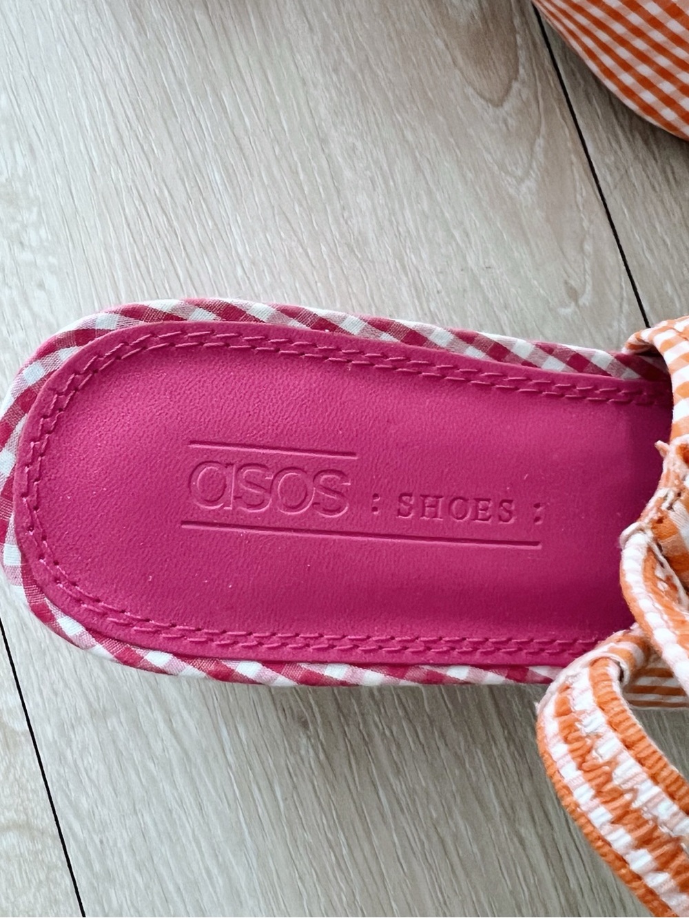 ASOS Gingham Heels - Picture 4 of 7